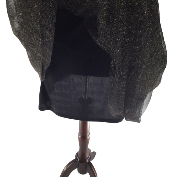 Marilyn Monroe Plus Size Black and Gold Tulle Skirt Set - Picture 5 of 15